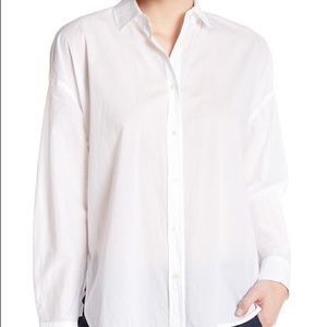 New | Vince Easy Shirt Tail Front Shirt XS